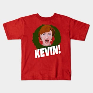 Home Alone KEVIN Cathrine O'Hara Kids T-Shirt